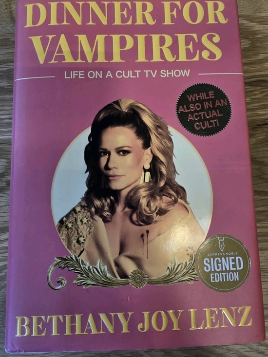 Other - Dinner for Vampires Signed Bethany Joy Lenz Hardcover Barnes Noble Edition